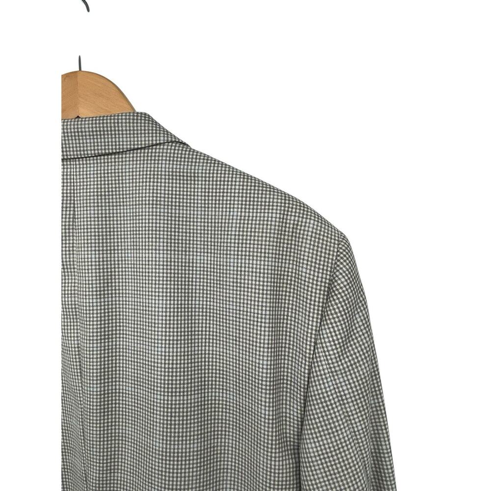 Peter Millar Sport Coat Blazer Houndstooth Windowpane Check Wool Size 42T - Picture 7 of 15